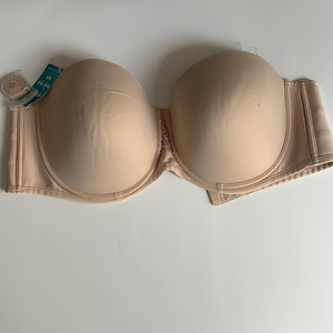 🛍️ NWT!!Vanity Fair‎ Beauty Back Smoothing Strapless Bra Size 44DD